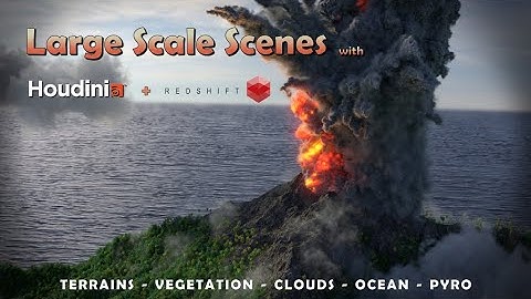 [TRAILER] Large Scale Scenes with Houdini and Redhift