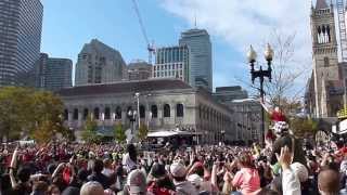 Red Sox Rally at Copley Square in Boston (November 2, 2013)