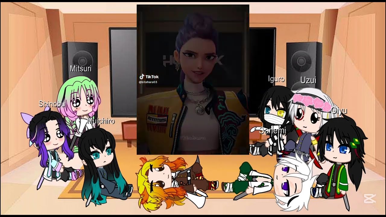 Los pilares reaccionan a... 🌺 [no original creo] (gacha nox) 🌸 🍡#anime #humor @mr.creatoryohane