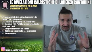 [SPECIALE] Come creare una rosa fantacalcio in stile Magic senza asta (la mia rosa al FantaCanta) screenshot 2