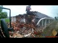 CAT 313F Excavator DEMOLISHES OLD MOTEL - SML Demolition & Deconstruction, LLC