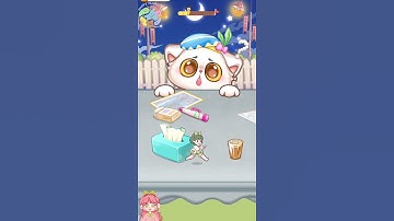 Hide-and-seek Cats 2! 🐟 Level 4 🧩 Gameplay Walkthrough 🥗 #hideandseek #cats