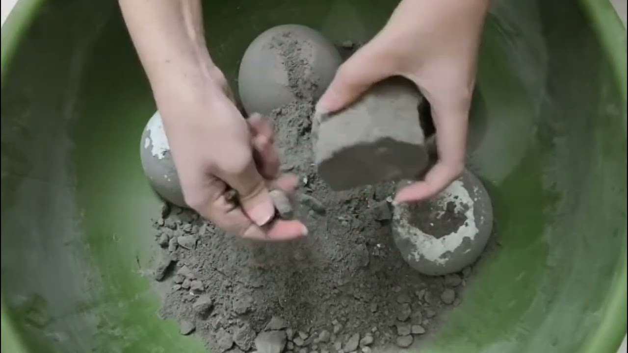 Cement crumbling asmr | crumbling asmr