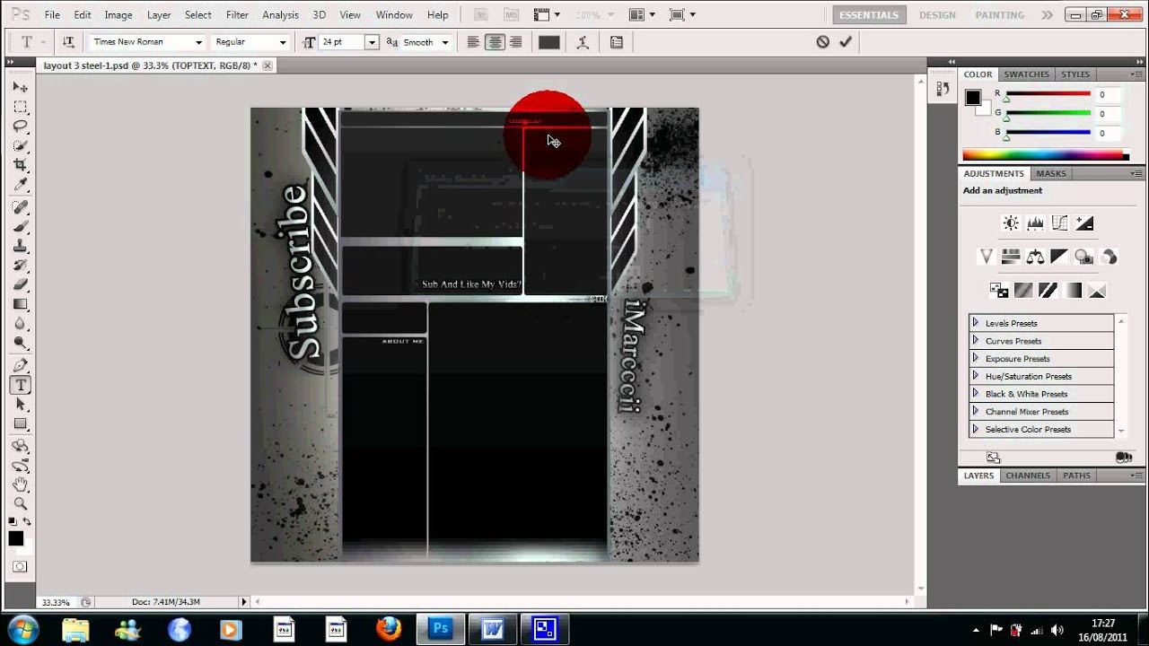 How To Change Text On A Photoshop Background And How To Upload Properly