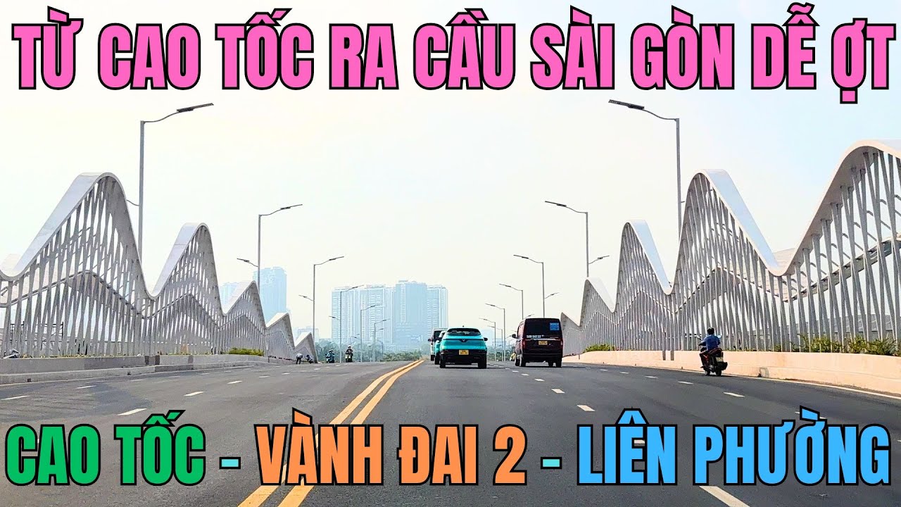 С автомагистрали сверните на улицу Лиен Фуонг в направлении моста Сайгон || Сверните на кольцевую...