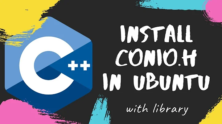 How to install conio.h in ubuntu