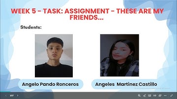 🔴 (AC-S05) Week 5-Task: Assignment - These are my friends...(TA1) Universidad tecnológica del Perú