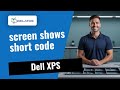 Dell XPS: screen shows a short code? 🔧 Here's the fix