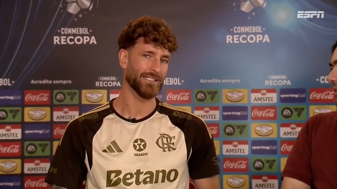 Olha o que o zagueiro Léo Pereira falou aí ESPN antes da decisão! Flamengo x Lanús, hora da virada!