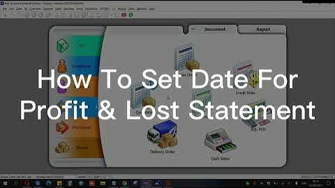 【中文】How To Print Profit & Lost Statement For Set Date OR More Than 12 Month 如何设定损益表 | SQL Accounting