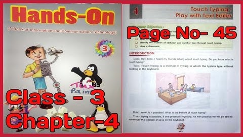 9🔥Touch Typing Play With Text Editor🔥dav class-3 computer chapter-4🔥touch typing dav class3 computer