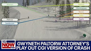 Gwyneth Paltrow trial: Paltrow's attorneys play out CGI reenactment of ski crash | LiveNOW from FOX