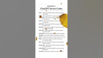 AI Cheat Codes | Episode02: ChatGPT Secret Codes You NEED to Try in 2025! 🤖 #chatgpt #chatgptprompts