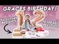 GRACES 12th BIRTHDAY- OPENING HER PRESENTS!!