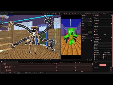 Spider Mikey Animation Short Making Minecraft Animations In Mine Imator Mineimatortutorial