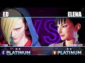 SF6 (C) Ed vs (M) Elena 24-Dec-2025 | Platinum Ranked Match