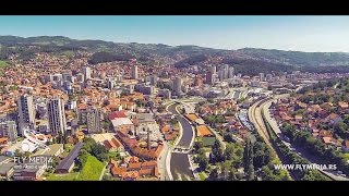 Grad Uzice - snimak iz vazduha dronom