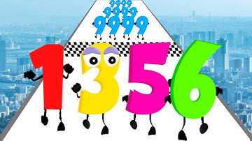 Melty Bubble vs Number Race 3D - 123456789 ⭐ Max Level Gameplay