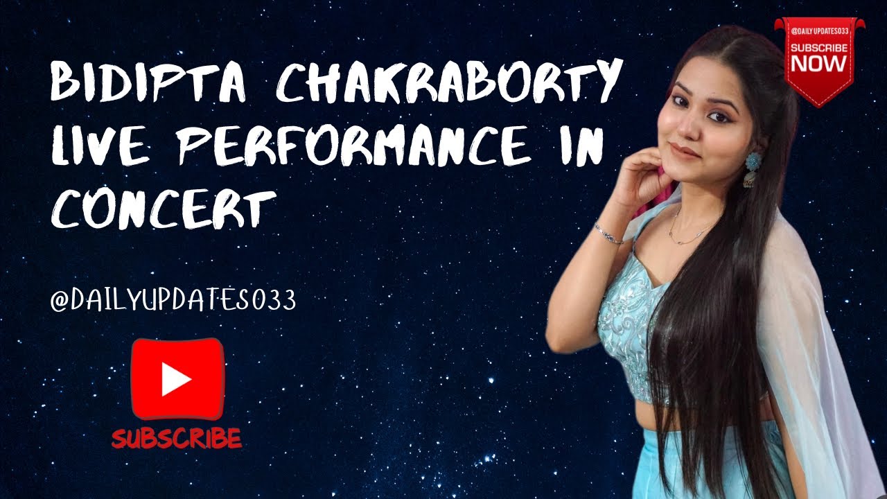 BIDIPTA CHAKRABORTY LIVE PERFORMANCE IN CONCERT | Bidipta Indian idol 13 