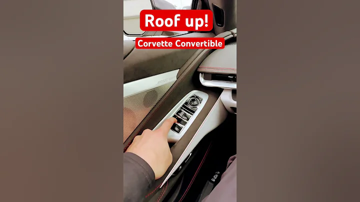Roof up! | 2023 Corvette C8 3LT (70th anniversary) #shorts