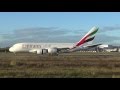 A380 Testflight: Takeoff, Flyby, Landing - MSN202 for EMIRATES (A6-EOR)