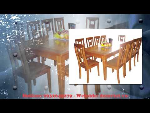 [Decoviet] Bàn ghế ăn giá rẻ, đẹp TPHCM
