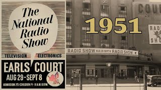 VINTAGE TELEVISION! - THE NATIONAL RADIO SHOW, EARLS COURT LONDON 1951