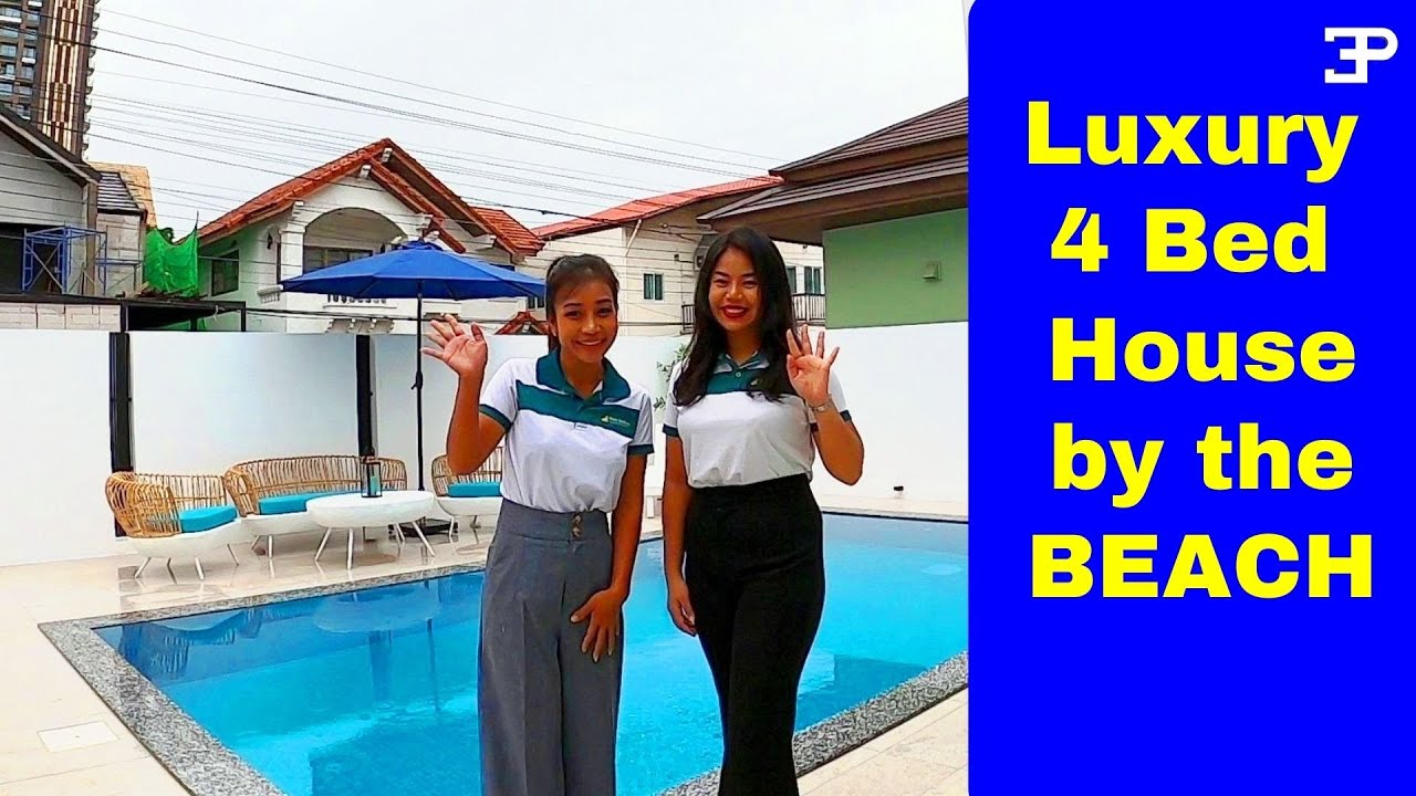 Pattaya Thailand, Luxury 4 bedroom House for rent by the beach in Jomtien YouTube