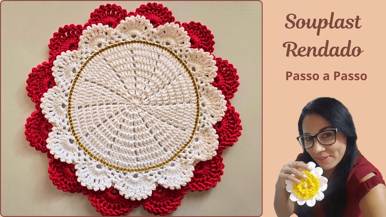 SOUPLAST RENDANDO DE CROCHÊ - Passo a Passo - Alvenir Svagera
