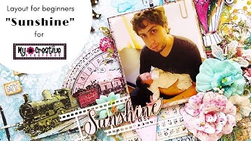 Layout for beginners with February LE kit | My creative scrapbook