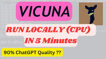Run Vicuna Locally | Powerful Local ChatGPT | No GPU Required | 2023
