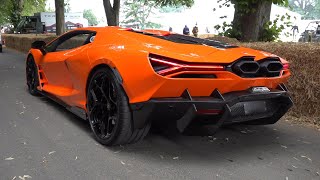 Lamborghini Revuelto  Burnouts, Accelerations, Revs & Fly By SOUNDS!