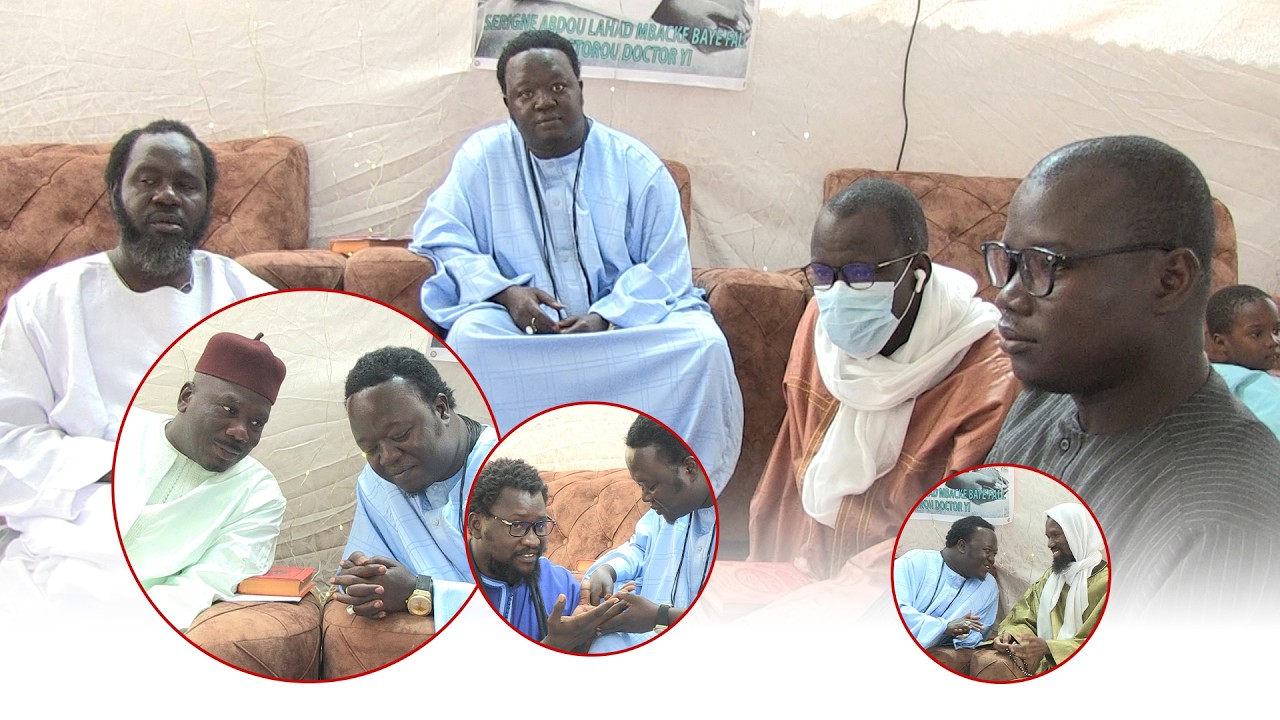 Temps forts & Ziars auprès de Baye Lahat Mbacké Baye Fall Maagl S. Abdou Lahat Bara & S Aziz Lahat
