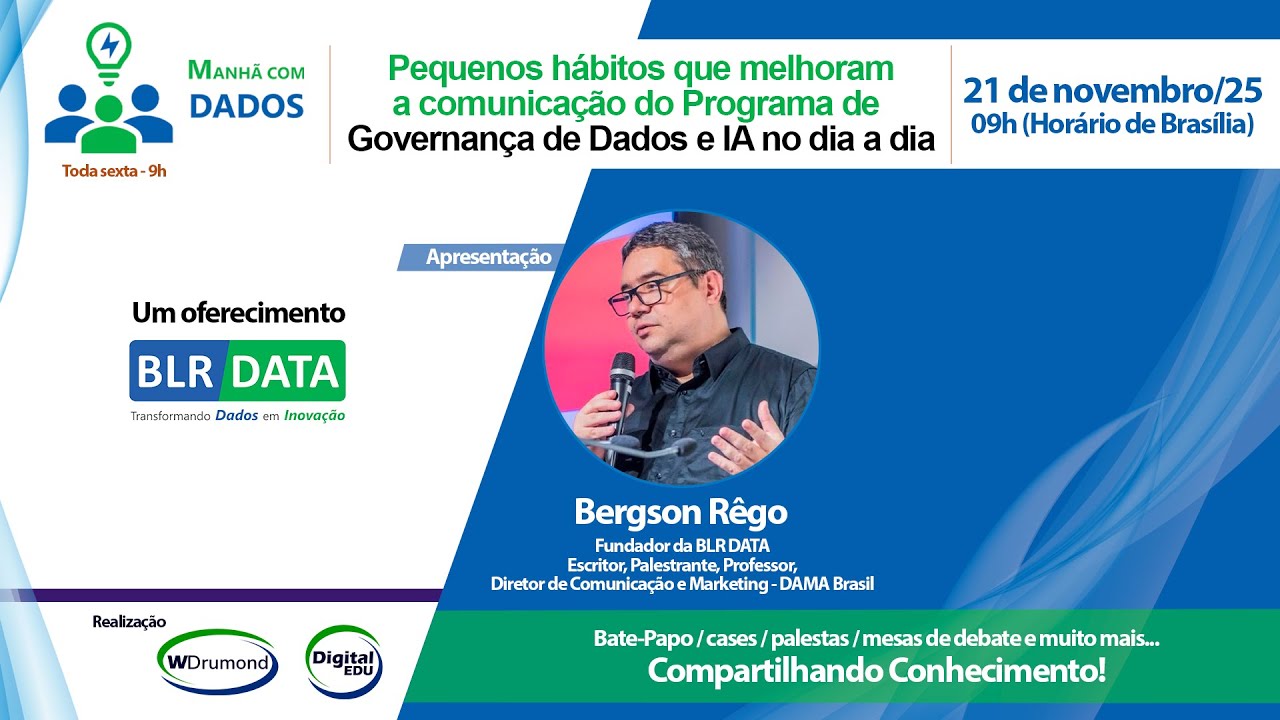Pequenos hábitos que melhoram a comunicação do Programa de  Governança de Dados e IA no dia a dia