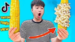 Gấu Đỏ TV Thử Thách Làm Theo TikTok Triệu view - Những Thí Nghiệm Lạ Triệu View TIKTOK Cùng Hà Sam