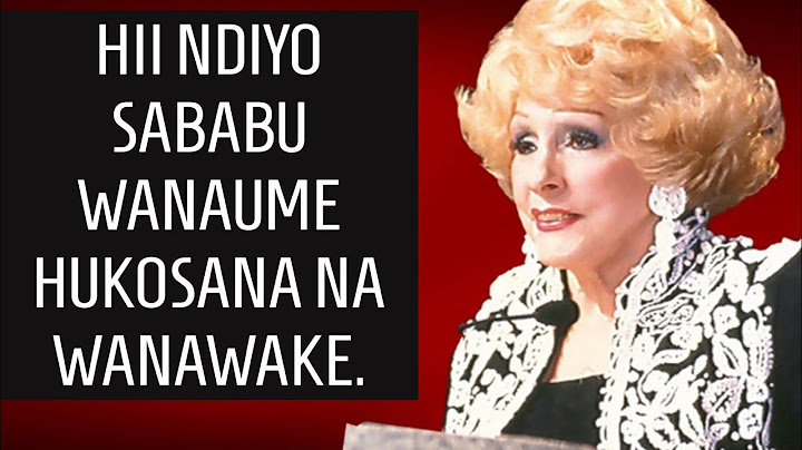 DENIS MPAGAZE: Mambo Yaletayo Uadui Kati Ya Wanaume & Wanawake -Ananias Edgar