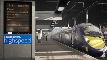 Highspeed Run with the Southeastern Class 395 on Southeastern High Speed | Train Sim World 3