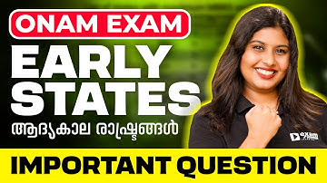 Class 6 Onam Exam | Social | Early States | Most Important Questions | Exam Winner