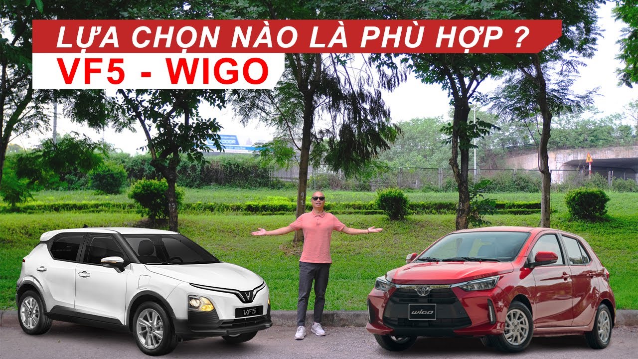 So sánh Vinfast VF5 và Toyota Wigo: Quý vị chọn xe nào? |Vietnam Roadtrip|