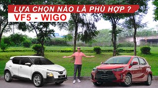 So sánh Vinfast VF5 và Toyota Wigo: Quý vị chọn xe nào? |Vietnam Roadtrip|