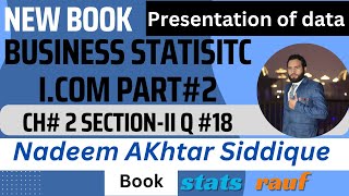 q18 ch2 section-II histogram and polygon business statistics icom part2 Nadeem Akhtar