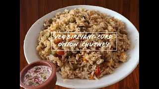 How to make Tasty  -Veg Biriyani- & Curd Onion Chutney | Step by step guide | Liya foods