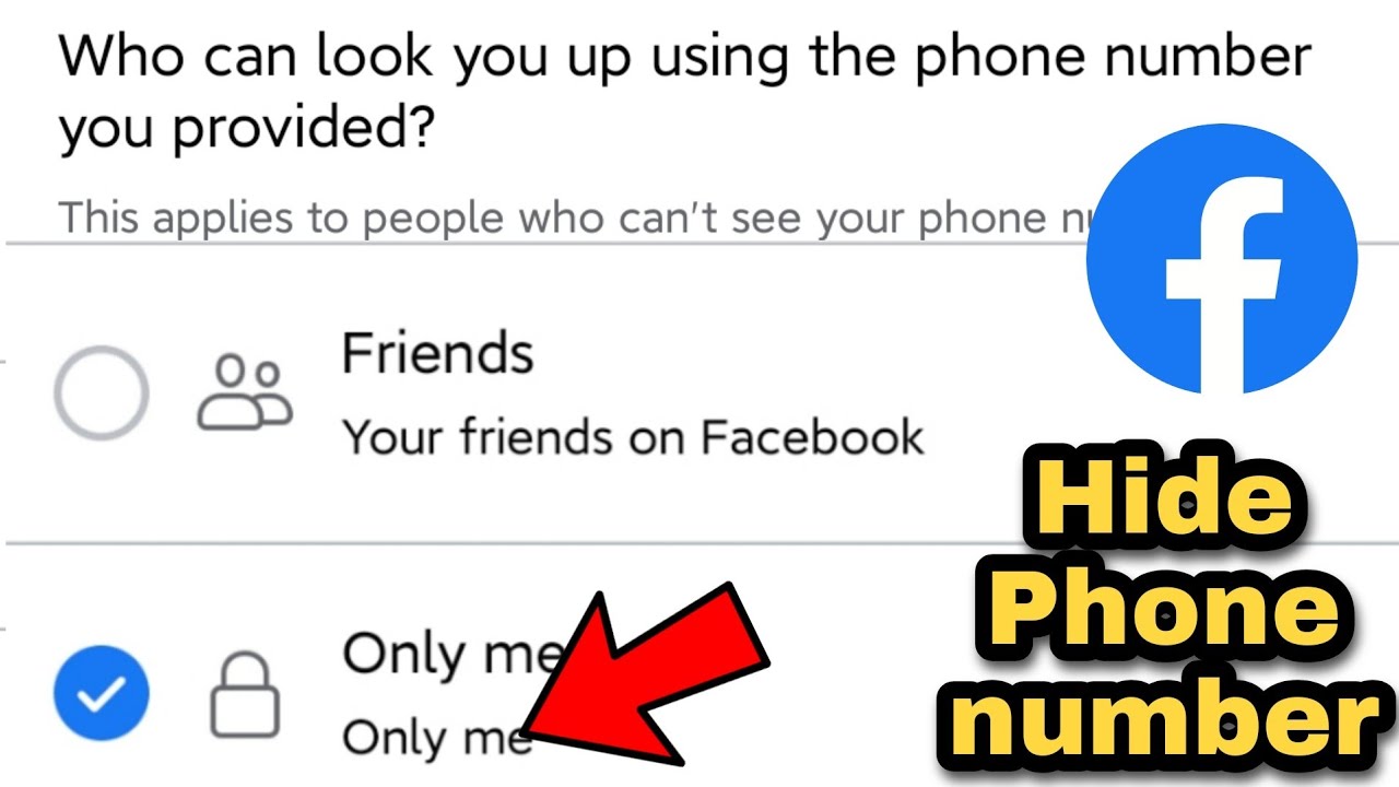 How to Hide Phone Number in Facebook Hide Number in Facebook YouTube
