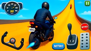 Crazy Bike Mega Ramp Impossible Racing - Impossible Bike Stunts Tracks - Android Gameplay #21 screenshot 3