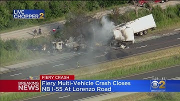 Crash Snags I-55 In Will County