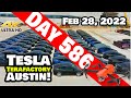 BUSIEST DAY AT GIGA TEXAS MEGA BONUS! - Tesla Gigafactory Austin 4K  Day 586 - 2/28/22 - Tesla Texas