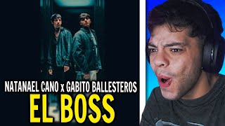 (REACCIÓN) Gabito Ballesteros x Natanael Cano - El Boss (Official Video)