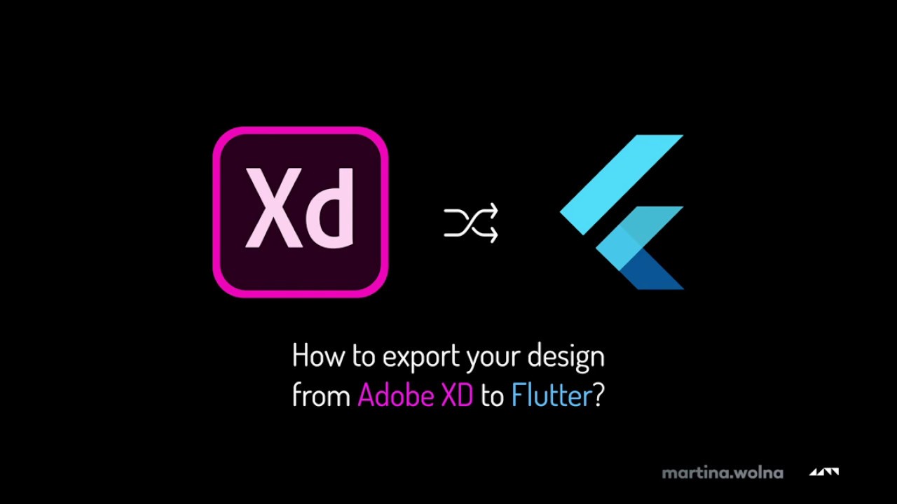 How to export design from Adobe XD to Flutter with latest plugin. - YouTube