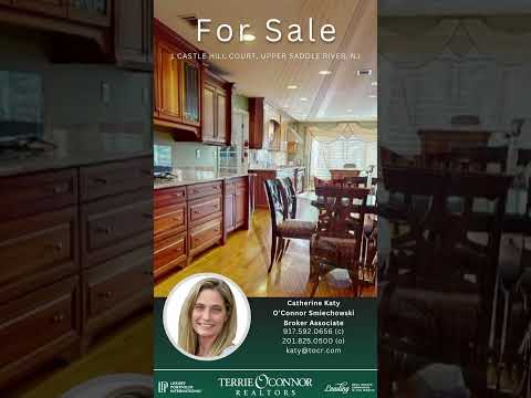 1 Castle Hill Court, Upper Saddle River, NJ home video tour