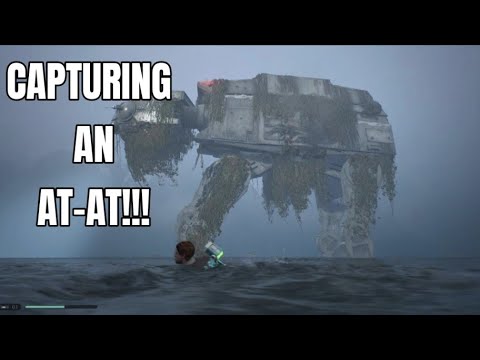 STAR WARS Jedi: Fallen Order Capturing an AT-AT Walker and using it as my own weapon!!!